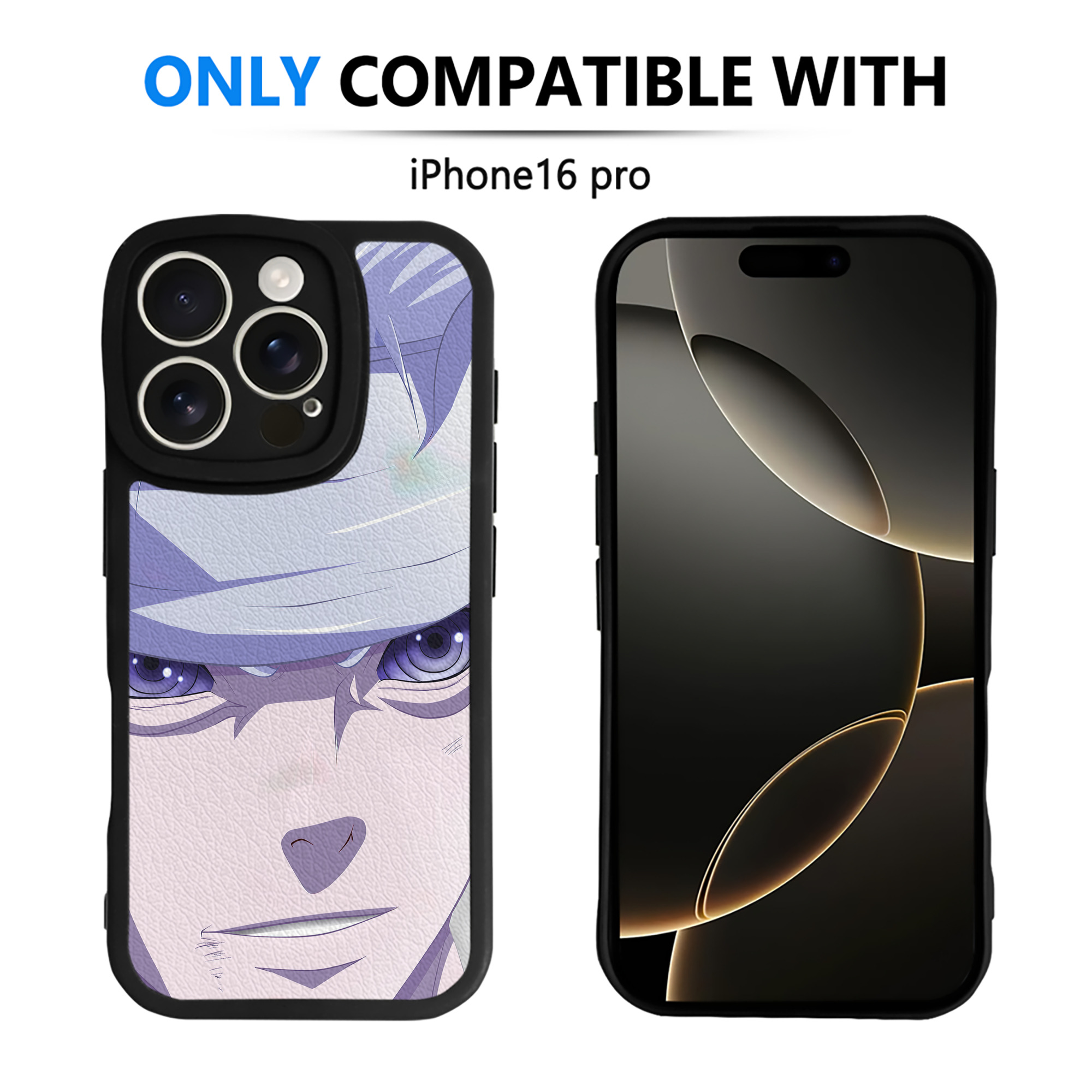 （画像用） NARUTO -ナルト- NARUTO -ナルト- 疾風伝 【iPhone 16シリーズ対応】シリコンスマホケース（レザー調） 材質：シリコン
